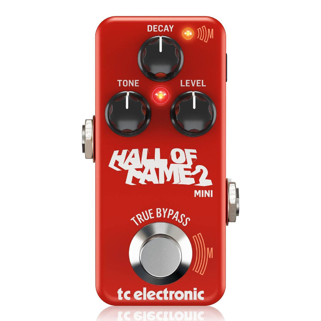 TC Electronic Hall of Fame 2 Mini Reverb Guitar Effects Pedal with MASH