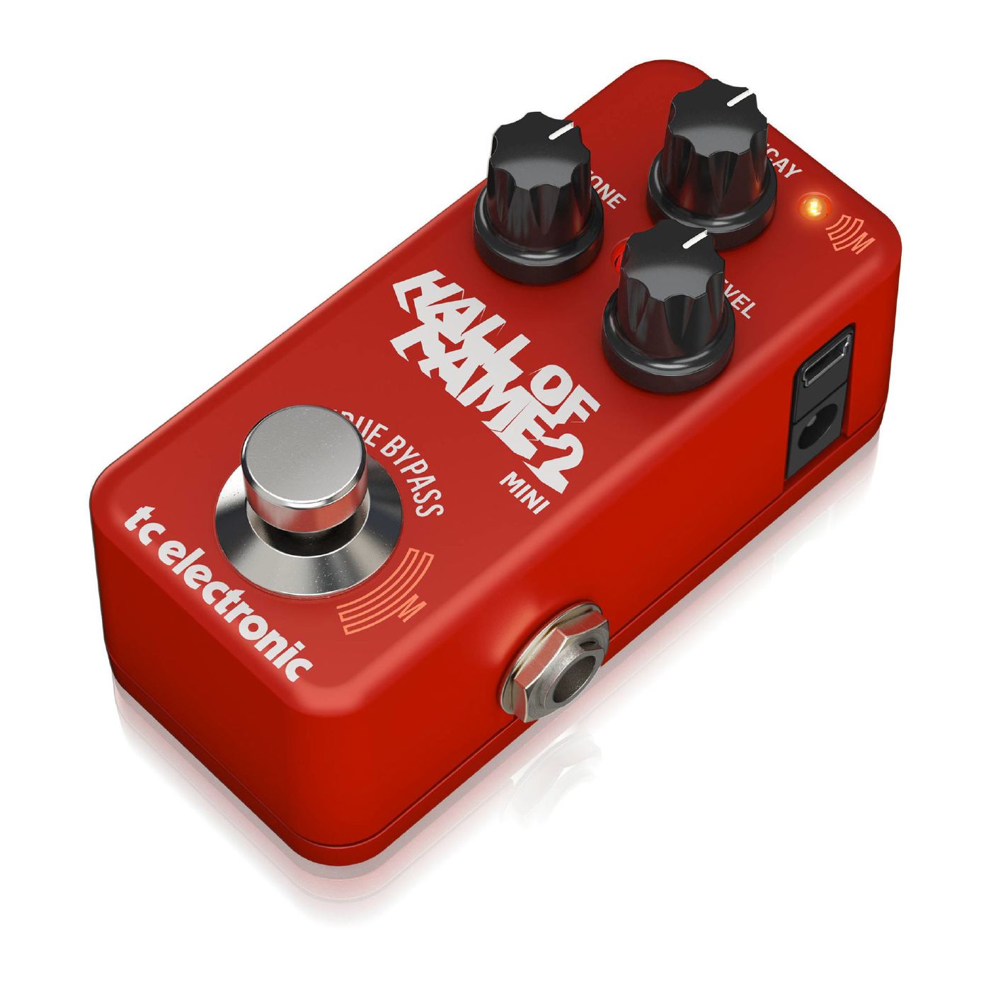 TC Electronic Hall of Fame 2 Mini Reverb Guitar Effects Pedal with MASH