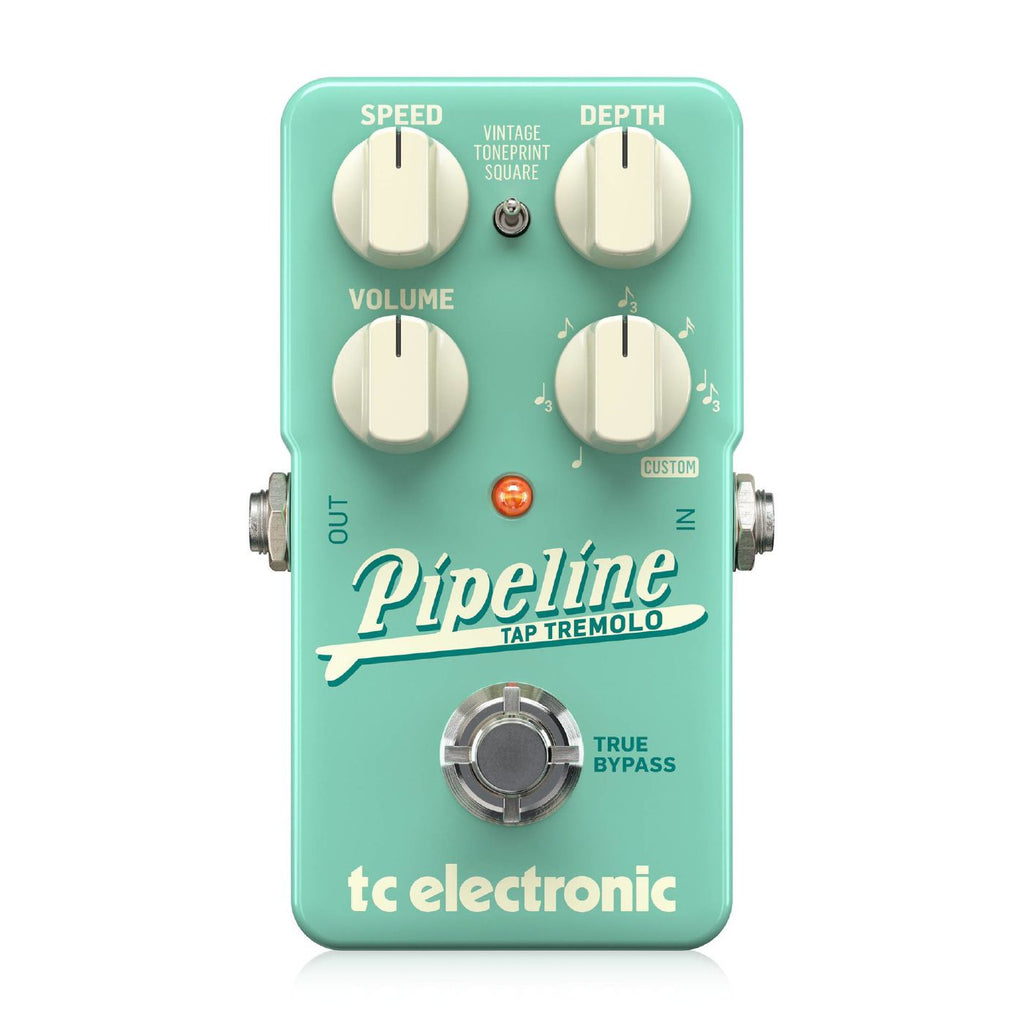 TC Electronic Pipeline Tap Tempo Tremolo Guitar Effects Pedal