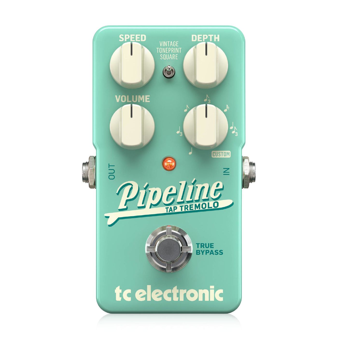 TC Electronic Pipeline Tap Tempo Tremolo Guitar Effects Pedal