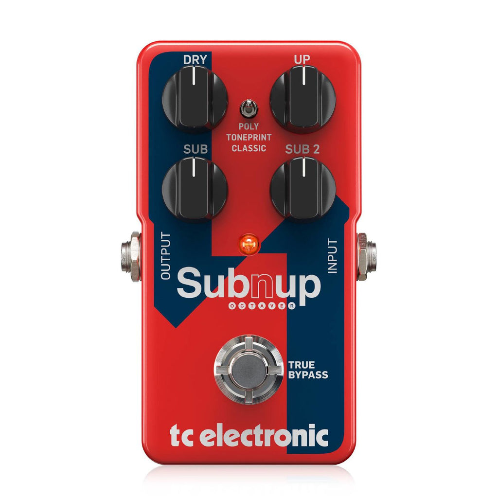 TC Electronic Sub 'N' Up Polyphonic Octaver Guitar Effects Pedal with TonePrint
