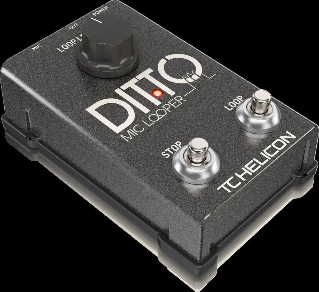 TC Helicon Ditto Mic Looper Guitar Effects Pedal