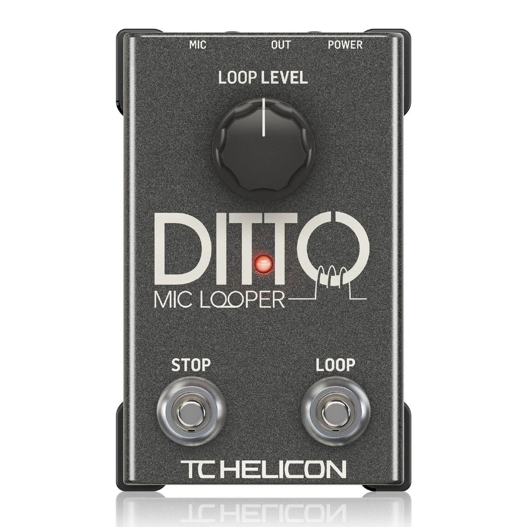 TC Helicon Ditto Mic Looper Guitar Effects Pedal