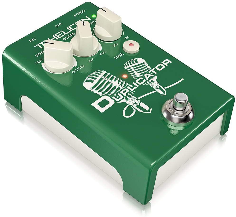 TC Helicon Duplicator Vocal Effects Stompbox with Doubling, Reverb and Pitch Correction