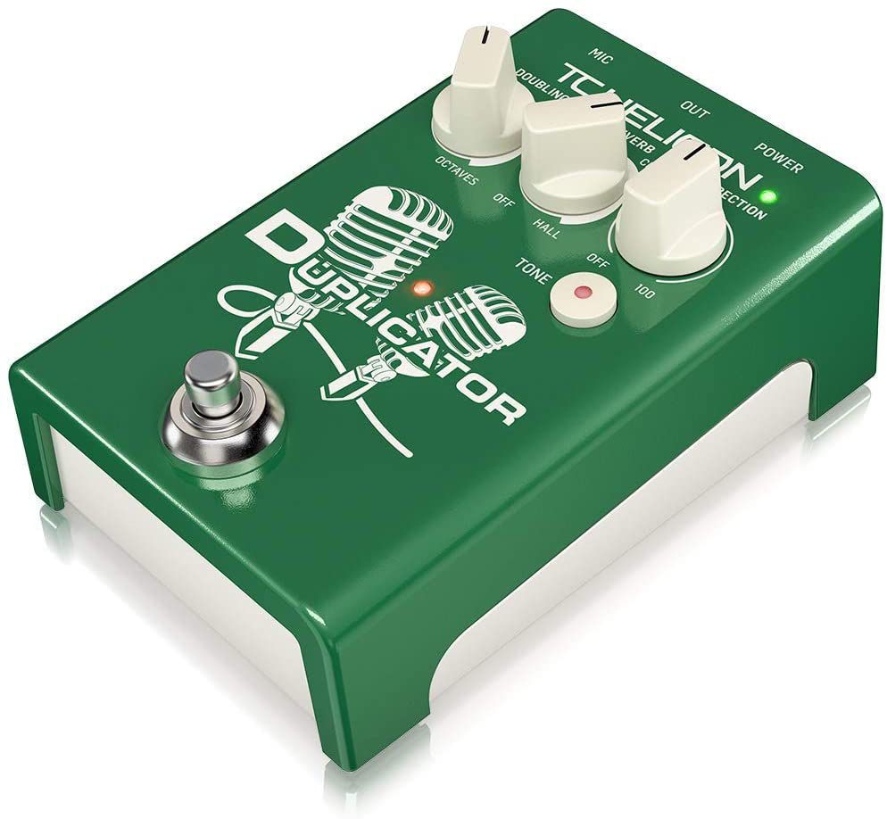 TC Helicon Duplicator Vocal Effects Stompbox with Doubling, Reverb and Pitch Correction