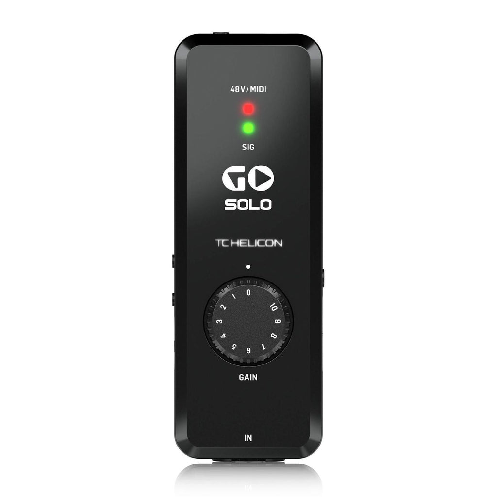 TC Helicon Go Solo High-Definition Audio / MIDI Interface for Mobile Devices