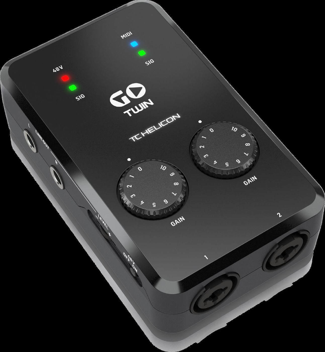 TC Helicon Go Twin High-Definition 2-Channel Audio / MIDI Interface for Mobile Devices