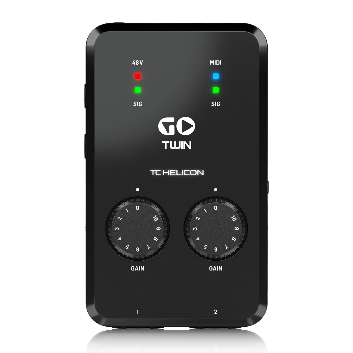 TC Helicon Go Twin High-Definition 2-Channel Audio / MIDI Interface for Mobile Devices