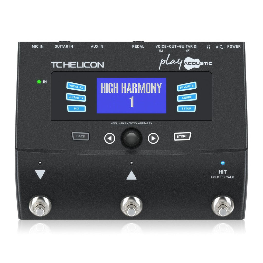 TC Helicon Voicelive Play Acoustic Effects Pedal with BodyRez & DI