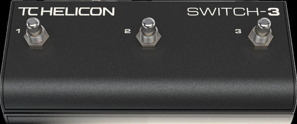 TC Helicon Switch 3-Footswitch Guitar Pedal