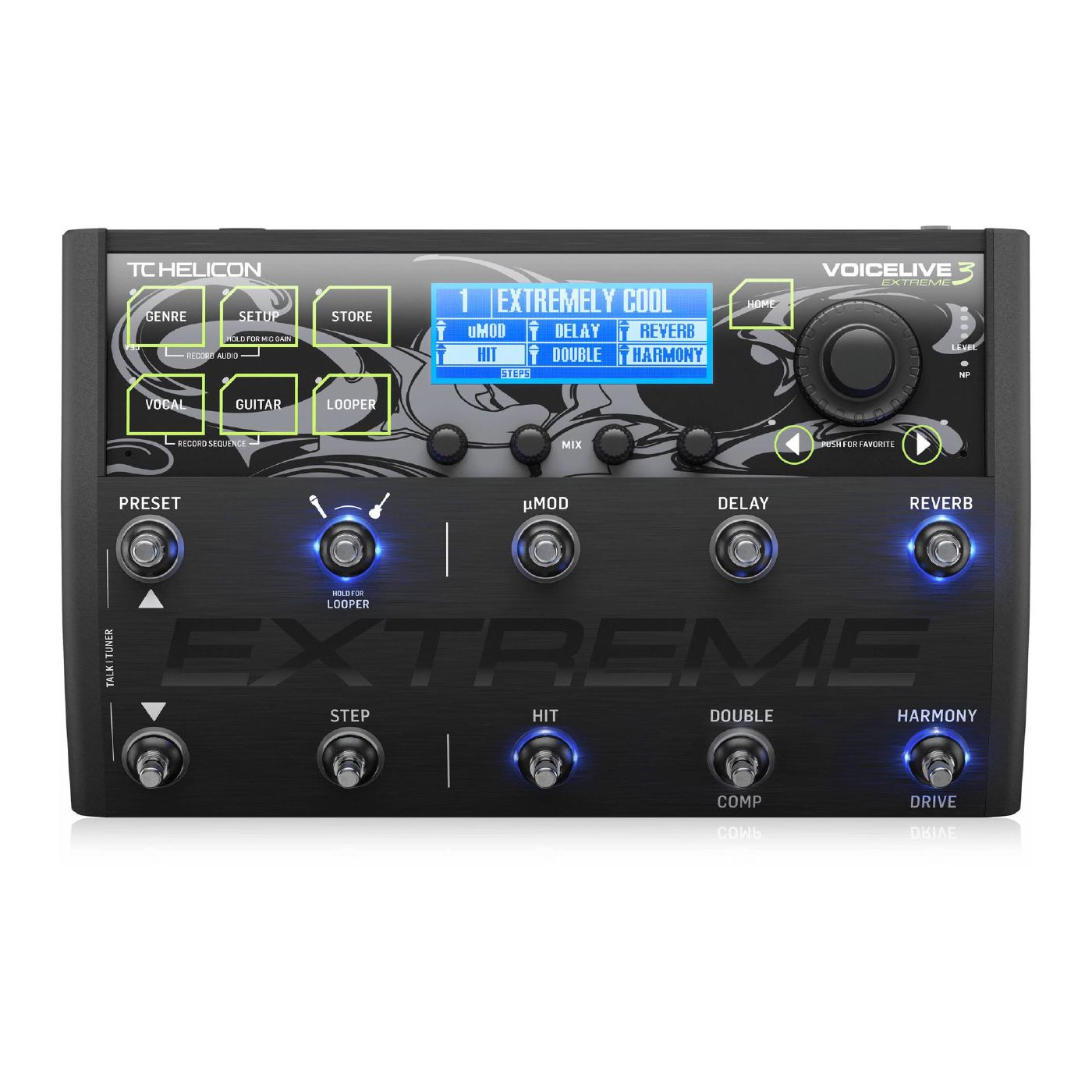 TC Helicon Voicelive 3 Extreme Vocal Guitar Effects Pedal