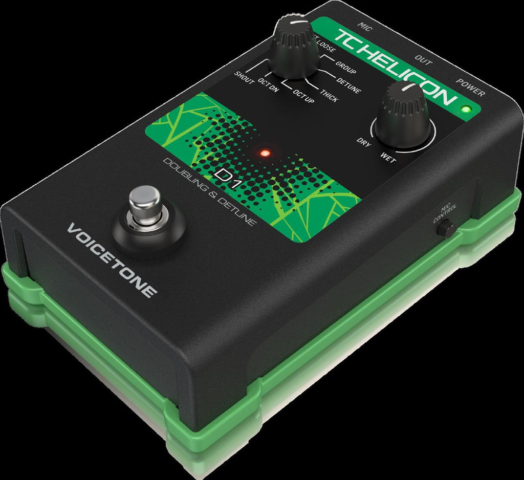 TC Helicon Voicetone D1 Vocal Guitar Effects Pedal