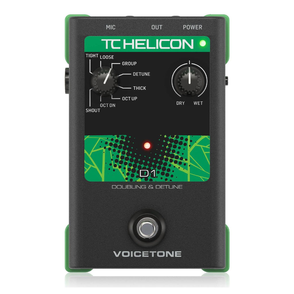 TC Helicon Voicetone D1 Vocal Guitar Effects Pedal