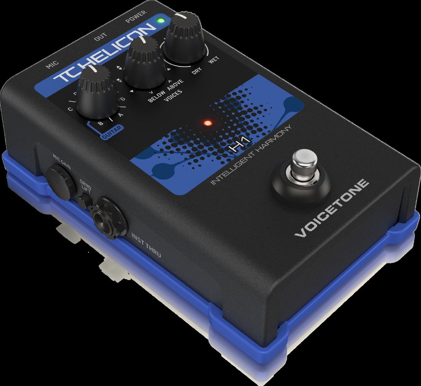 TC Helicon Voicetone H1 Intelligent Harmony Vocal Effects Guitar Pedal