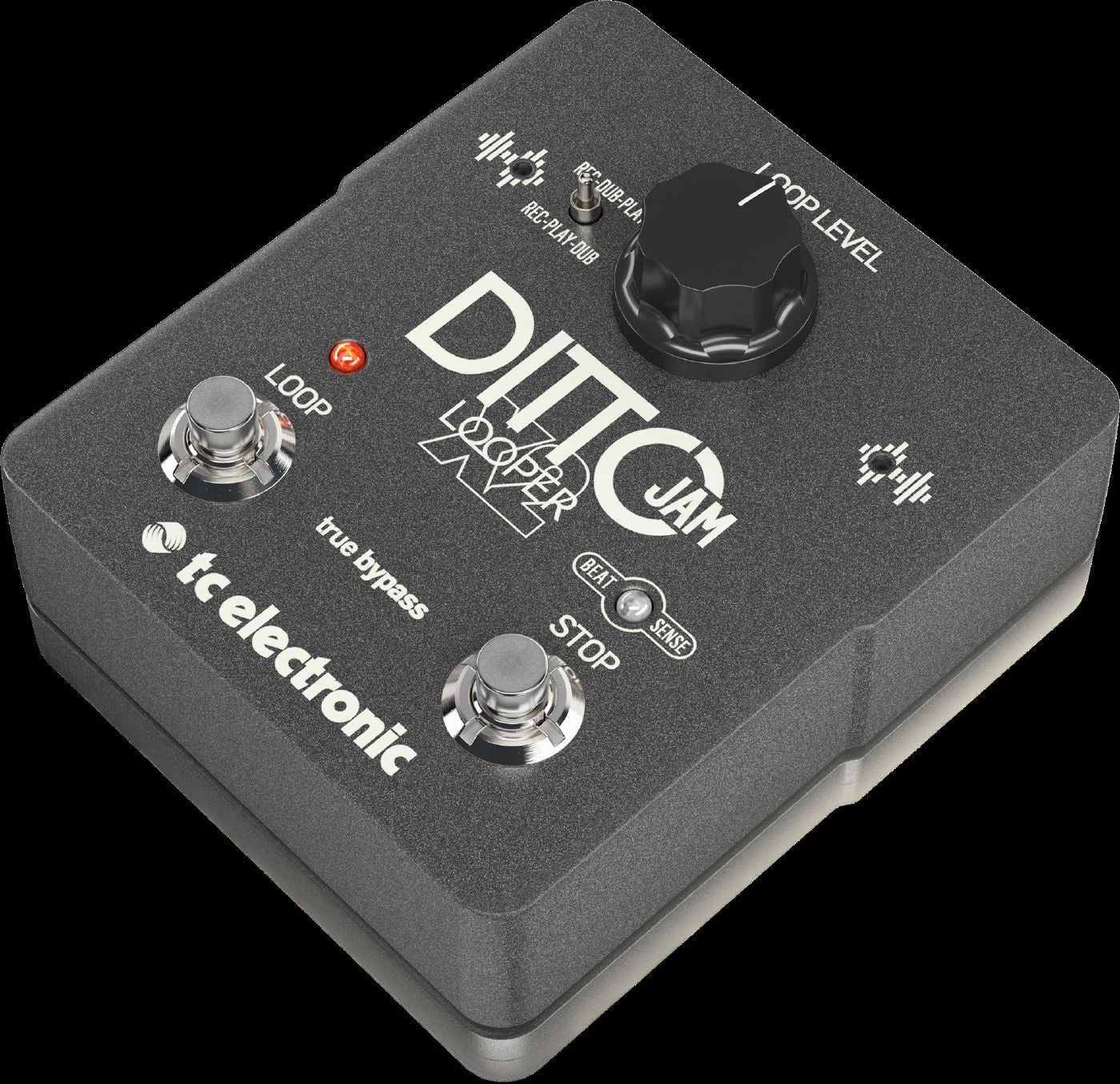 TC Electronic Ditto Jam X2 Intuitive Looper Effects Pedal with Responsive BeatSense Technology