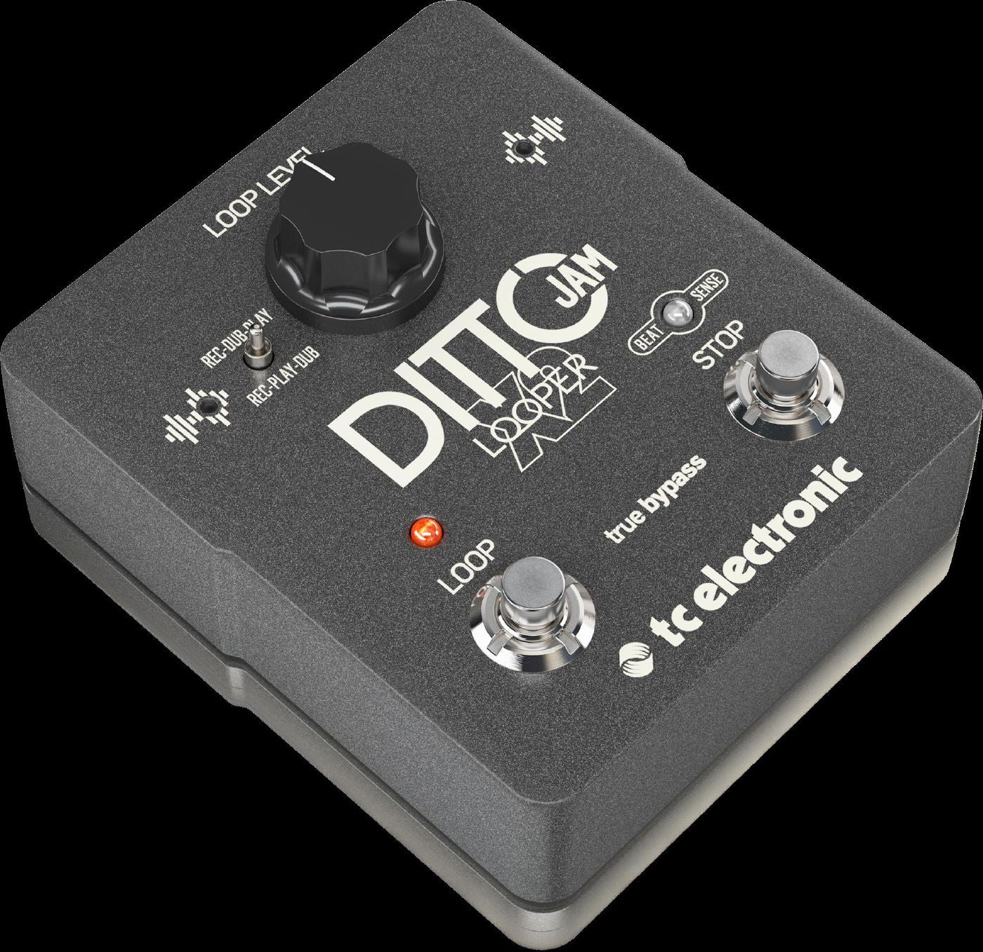 TC Electronic Ditto Jam X2 Intuitive Looper Effects Pedal with Responsive BeatSense Technology