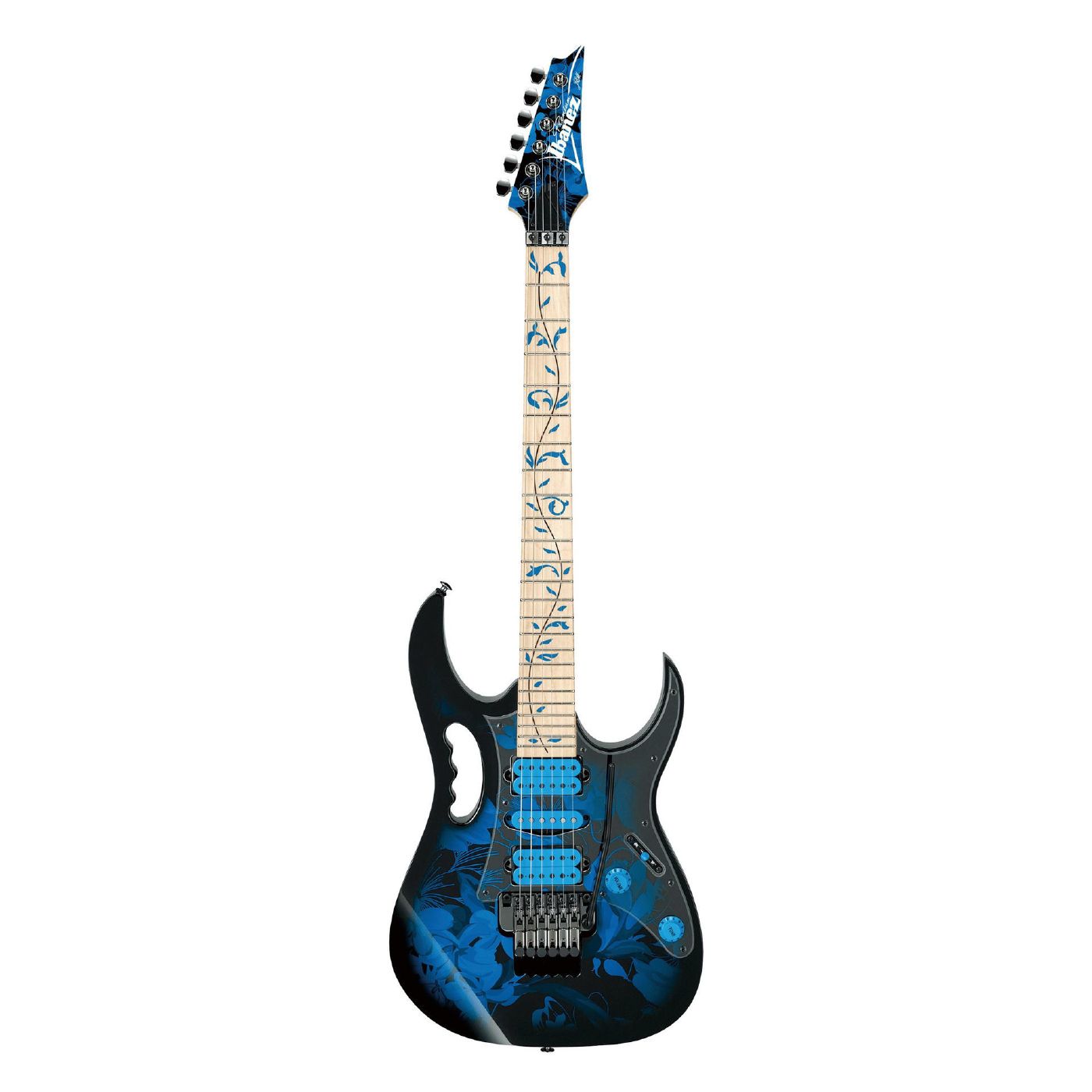 Ibanez Premium Steve Vai Signature JEM77P Electric Guitar - Blue Floral