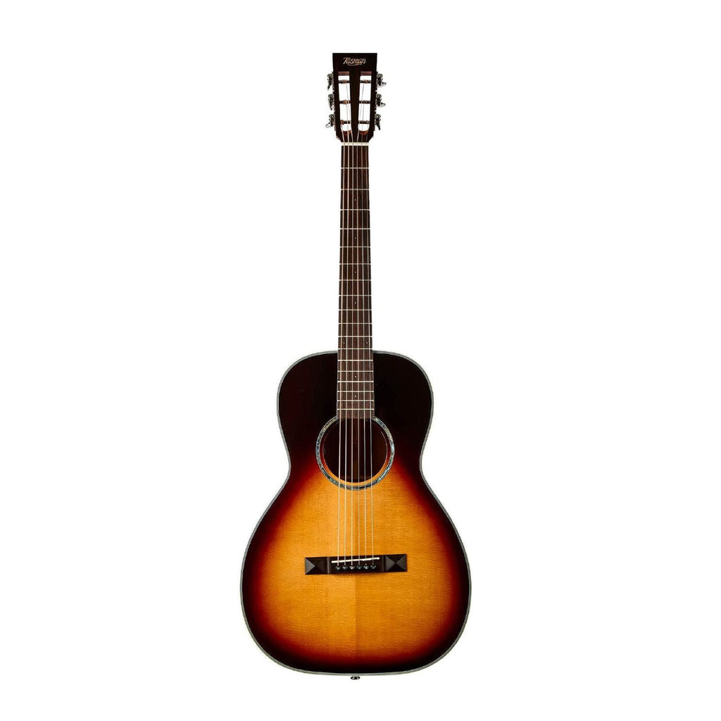 Tasman TA100P-E Parlour Acoustic Electric Guitar with Case