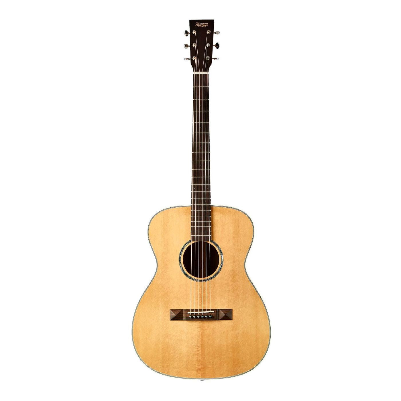 Tasman TA200O-E Om Acoustic Electric Guitar with Case