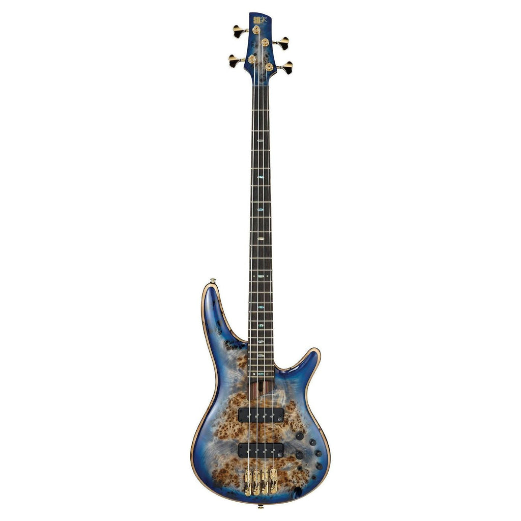 Ibanez SR2600 Premium Bass Guitar in Case - Cerulean Blue Burst