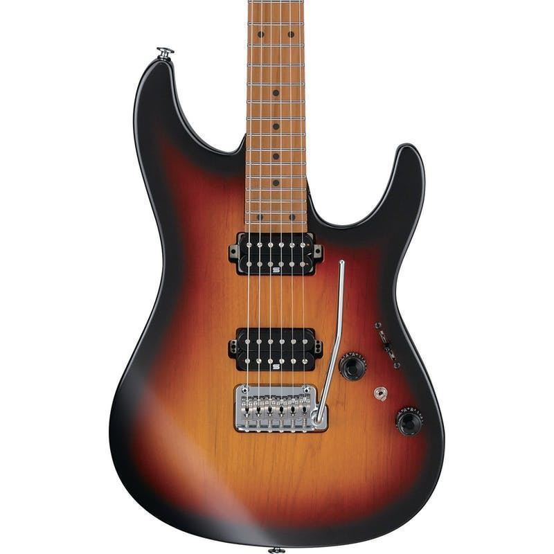 Ibanez AZ2402 Prestige Electric Guitar in Hard Case - Tri Fade Burst Flat