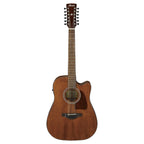 Ibanez AW5412CE 12 String Acoustic Guitar - Open Pore Natural