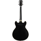 Ibanez JSM20 John Scofield Signature Hollowbody Guitar in Hard Case - Black Low Gloss