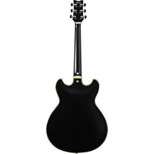 Ibanez JSM20 John Scofield Signature Hollowbody Guitar in Hard Case - Black Low Gloss