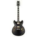 Ibanez JSM20 John Scofield Signature Hollowbody Guitar in Hard Case - Black Low Gloss