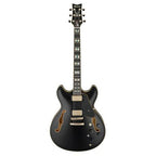 Ibanez JSM20 John Scofield Signature Hollowbody Guitar in Hard Case - Black Low Gloss