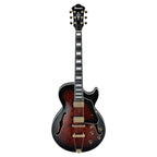 Ibanez AG95QA Artcore Hollow Body Guitar - Dark Brown Sunburst