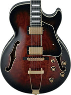 Ibanez AG95QA Artcore Hollow Body Guitar - Dark Brown Sunburst