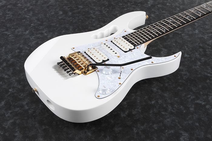 Ibanez JEM7VP Premium Steve Vai Signature Model Electric Guitar - White