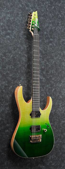 Ibanez LHM1 Luke Hoskin Signature Electric Guitar in Transparent Green Gradation