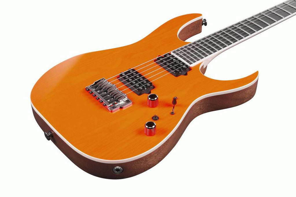 Ibanez RG Prestige RGR5221 Electric Guitar - Transparent Fluorescent Orange with Hardcase