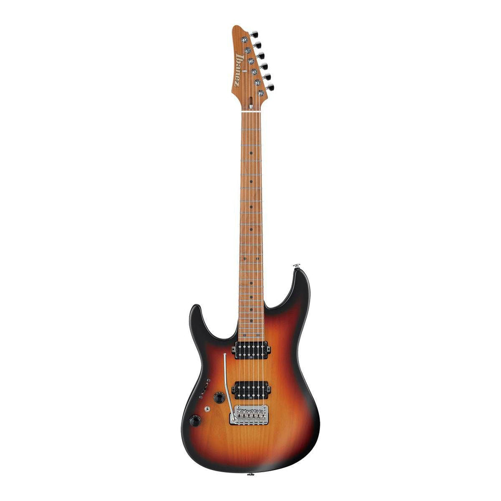 Ibanez AZ Prestige AZ2402L Left-Handed Electric Guitar - Tri Fade Burst Flat with Hardcase