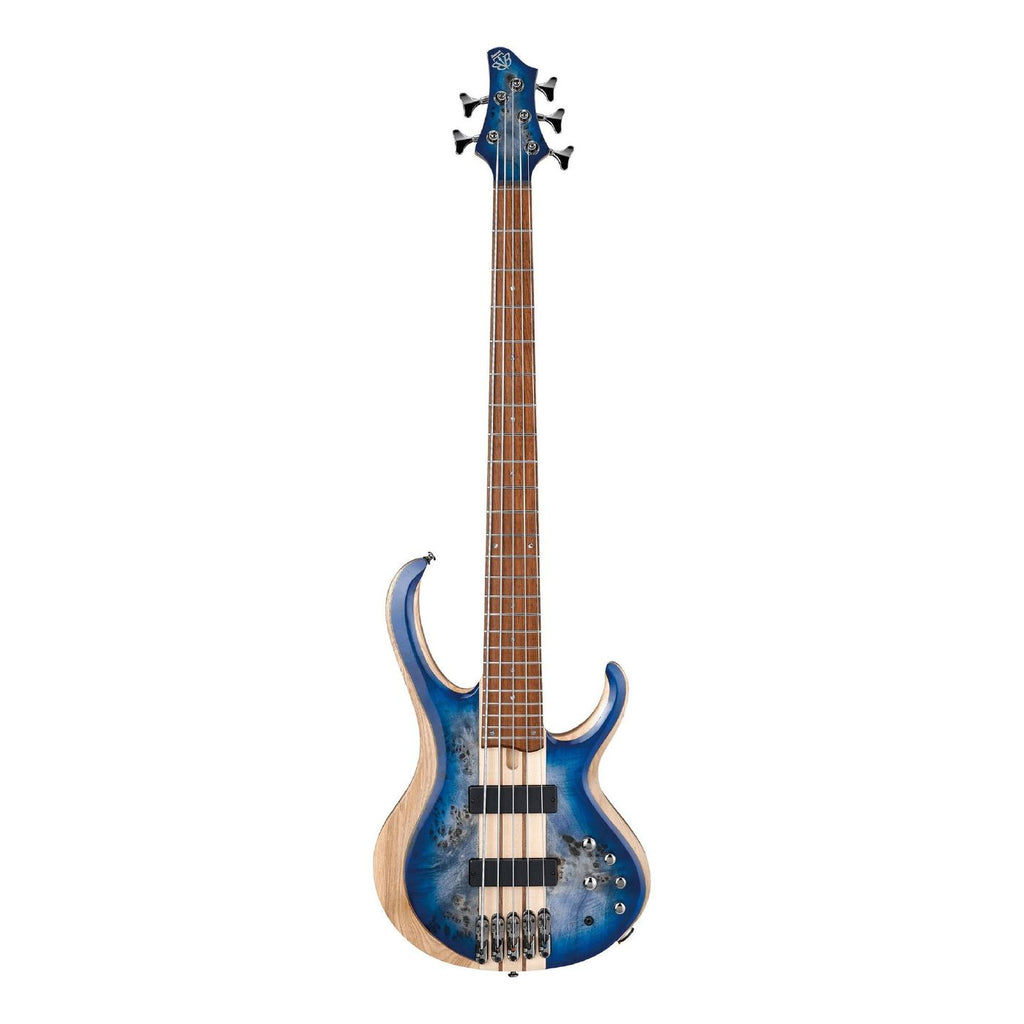 Ibanez BTB845 5-String Bass Guitar in Cerulean Blue Burst
