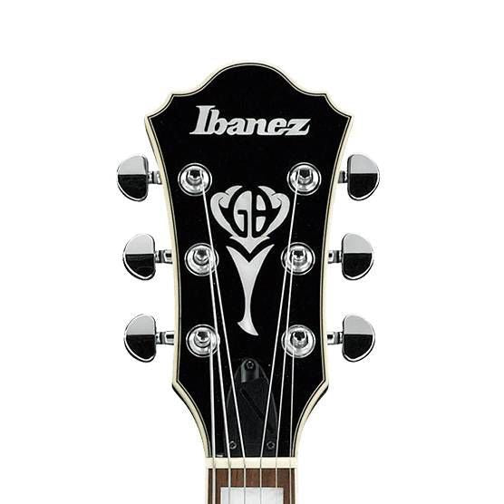 Ibanez GB10EM George Benson Signature Hollow Body Electric Guitar in Jet Blue Burst