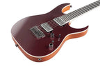 Ibanez RG5121 Prestige Electric Guitar - Burgundy Metallic Flat with Hardcase