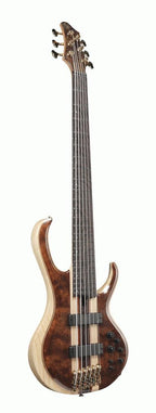 Ibanez BTB1836 Premium 6-String Electric Bass Guitar in Natural Shadow Low Gloss