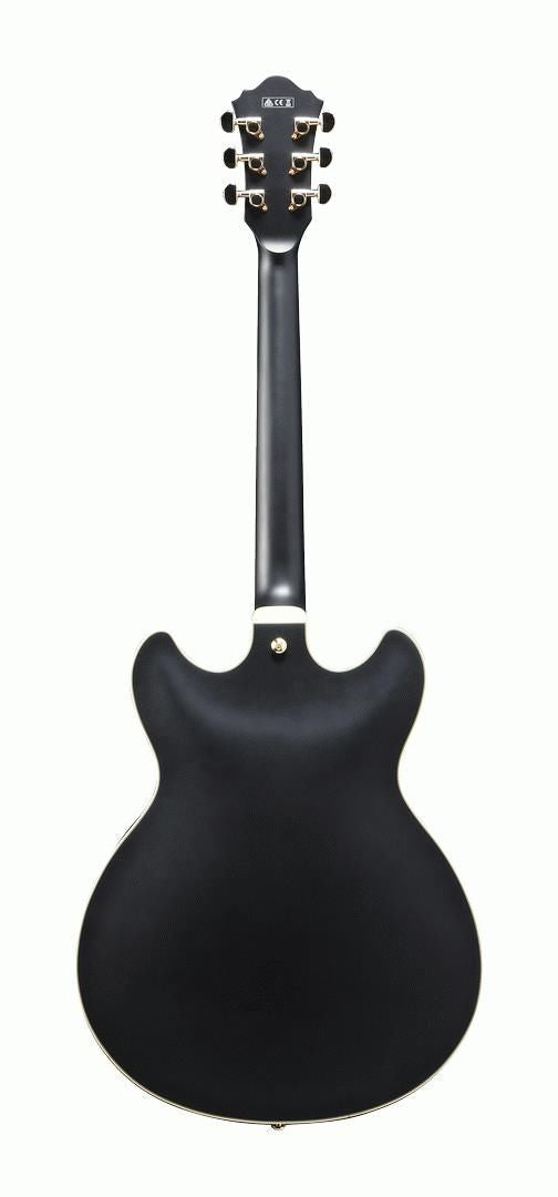 Ibanez AS73G Artcore Hollow Body Electric Guitar in Black Flat