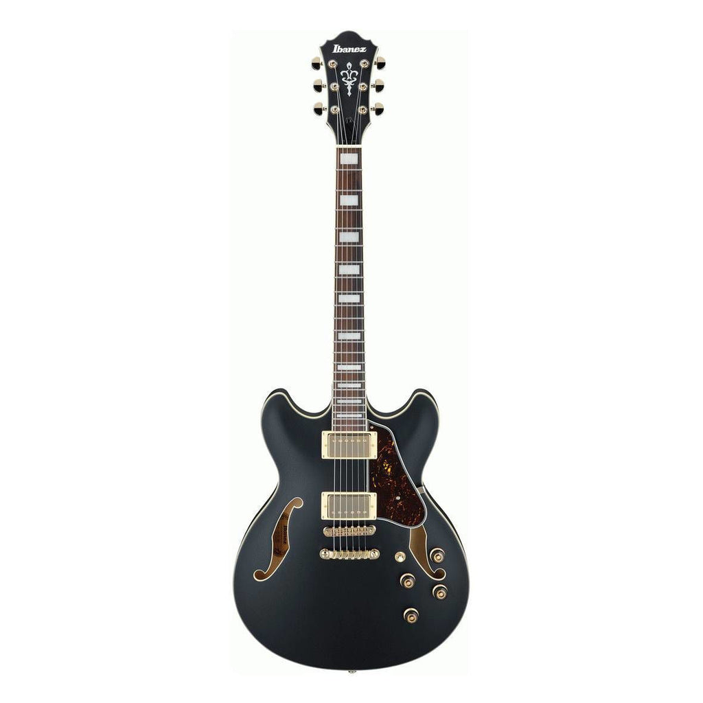 Ibanez AS73G Artcore Hollow Body Electric Guitar in Black Flat