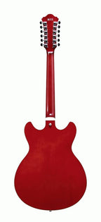 Ibanez AS7312 Artcore Hollow Body 12-String Electric Guitar in Transparent Cherry Red