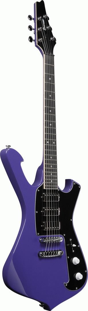 The Ibanez FRM300 PR Paul Gilbert Electric Guitar in Purple