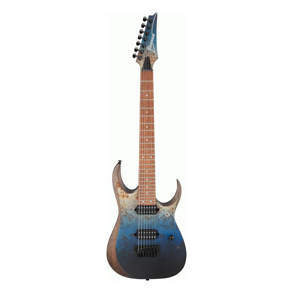Ibanez RGD7521PB 7-String Electric Guitar - Deep Seafloor Fade Flat