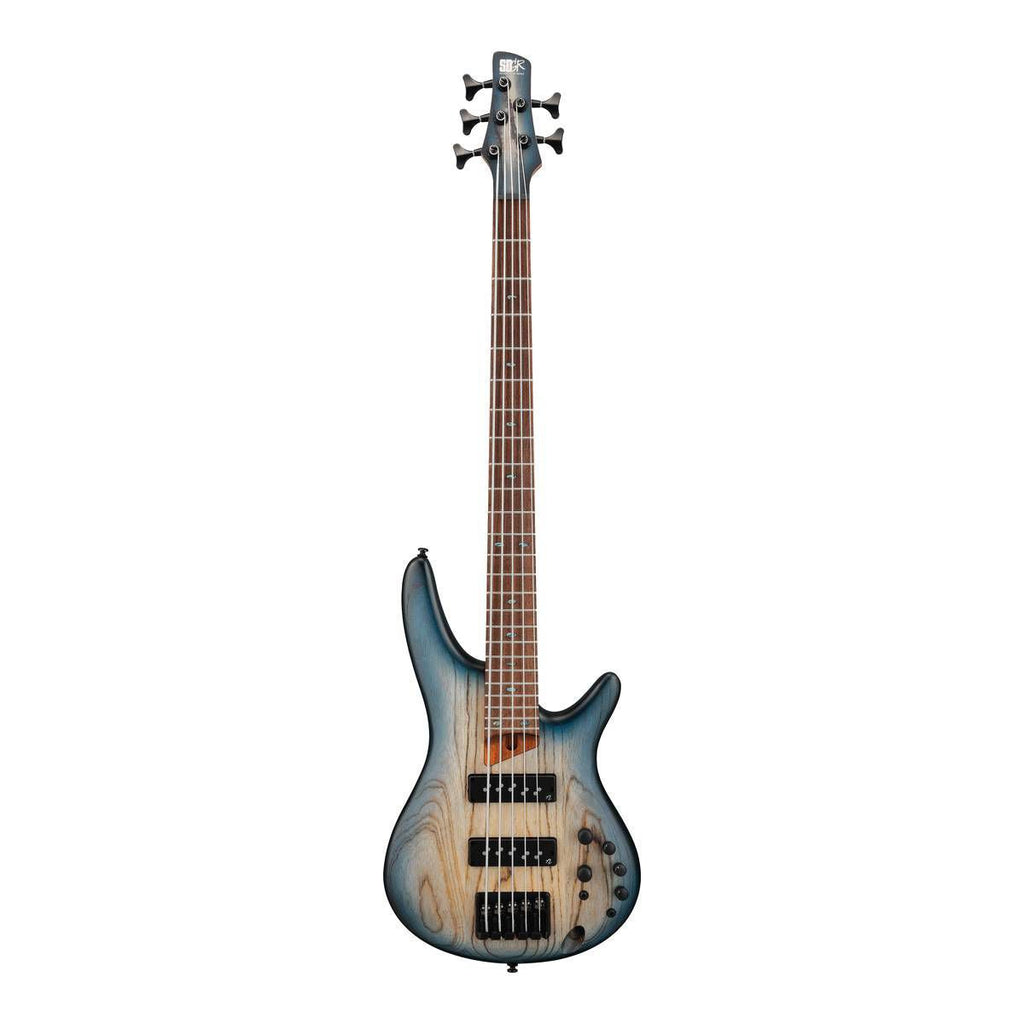 Ibanez SR Standard SR605E 5-String Bass Guitar - Cosmic Blue Starburst Flat