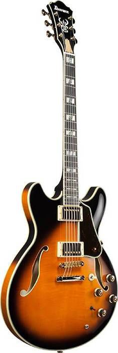 Ibanez AS2000 Prestige Artstar Hollow Body Electric Guitar in Brown Sunburst with Hardcase