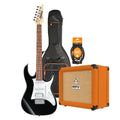 Ibanez RX40 Electric Guitar Starter Pack in Black with Crush 12 Amp, Armour