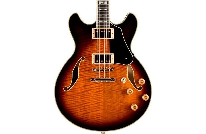 Ibanez JSM100 John Scofield Signature Hollow Body Electric Guitar - Vintage Sunburst