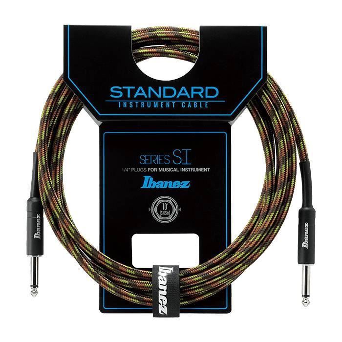 Ibanez SI10 CGR 10ft Guitar Cable in Camouflage Green